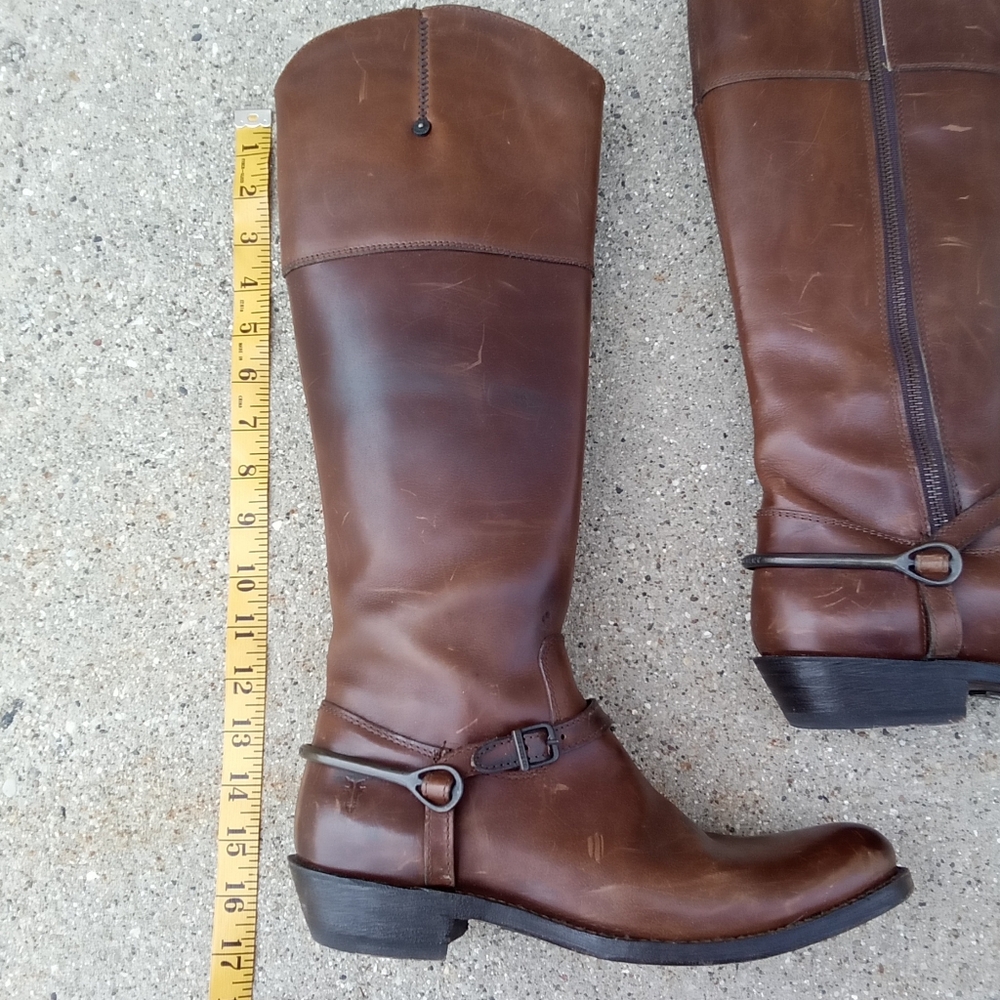 Frye Leather Riding Boots - Picture 5 of 8
